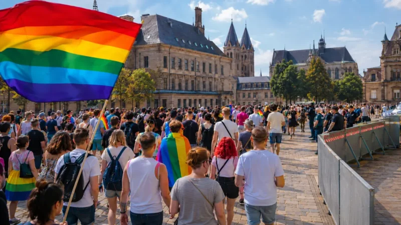 3.000 Menschen beim CSD in Magdeburg