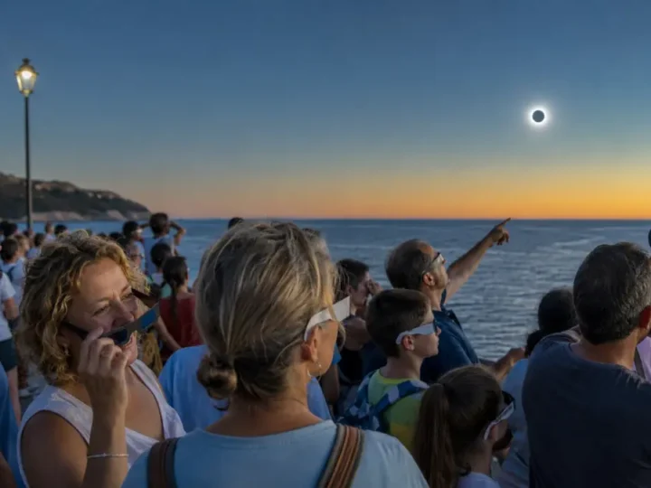 Europa feiert die Sonnenfinsternis