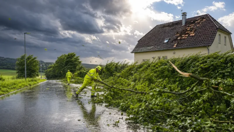 Unwetter am Bodensee: 220 Einsatzorte