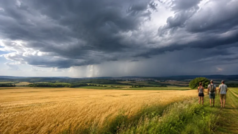 Unwetter heute: Gewitter, Hagel und Sturmböen