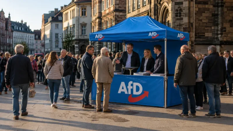 AfD-Stand in Bad Kreuznach: Neun Verletzte