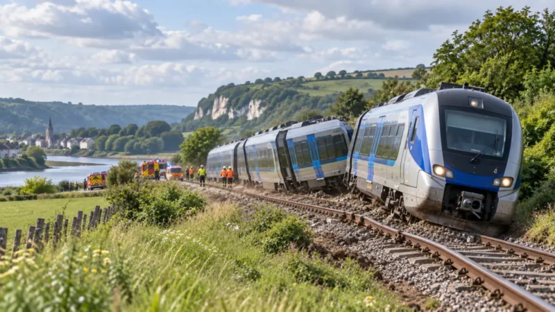 Zugunglück in Frankreich: 44 Verletzte bei Cléon