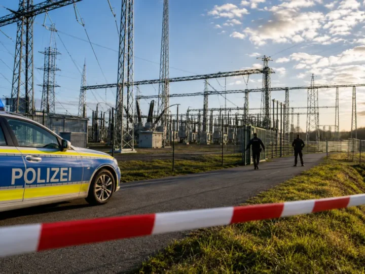 Polizeieinsatz am Umspannwerk in Ganderkesee