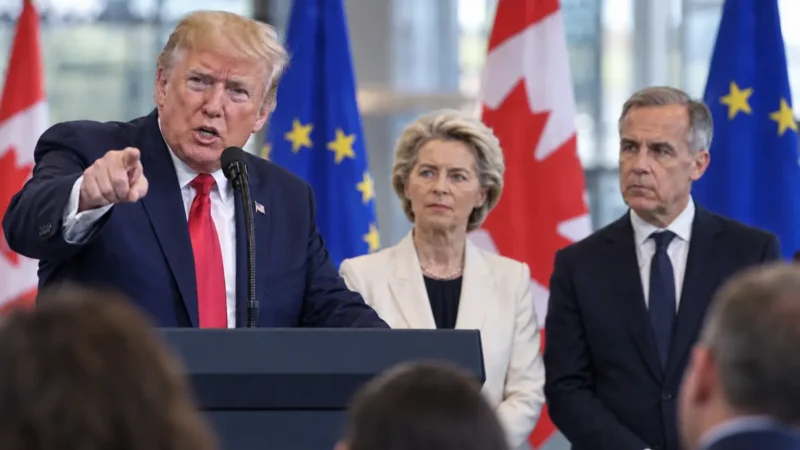 Trump droht Europa mit neuen Zöllen