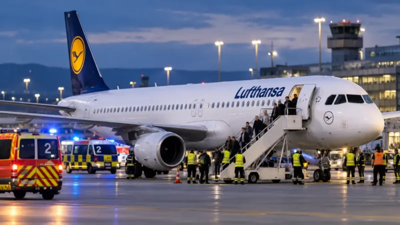 Powerbank brennt: Lufthansa landet außerplanmäßig