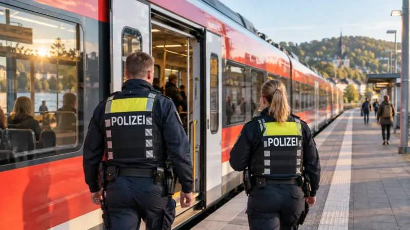 Übergriffe im RE 100: Schulklasse sucht Schutz