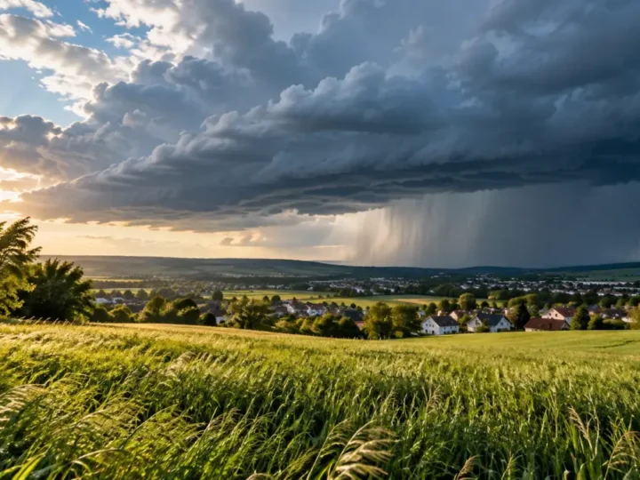 Kaltfront zieht auf: Wo heute Unwetter drohen