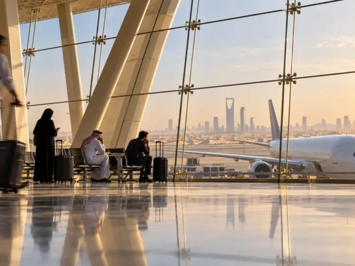 Flughafen Riad angegriffen: Reiche sitzt fest