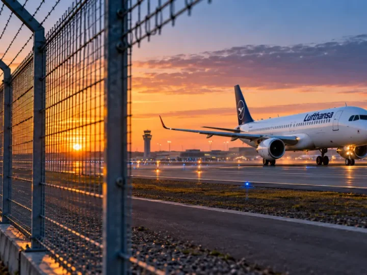 Zaunschaden: Polizei durchsucht Flughafen