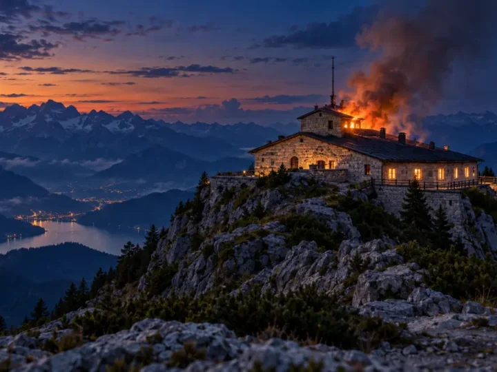 Kehlsteinhaus: Großbrand und vorläufige Festnahme